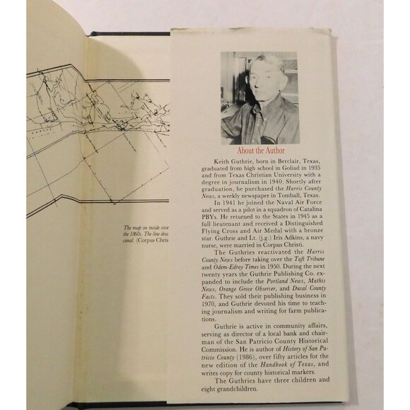 Texas Forgotten Ports by Keith Guthrie SIGNED First Edition1988 Hardcover Jacket - Picture 6 of 6